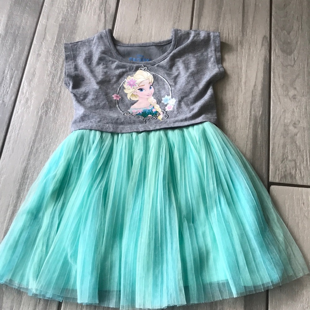 DISNEY Girl Frozen Doble Top Tulle Elsa Dress | 3